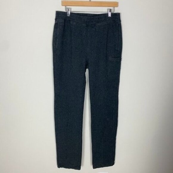 32 Bar Blues Sweatpants Mens Medium Gray Straight Leg Lounge Casual Drawstring - Picture 1 of 8